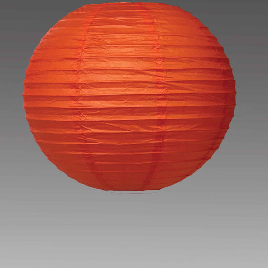 Fourteen Inch Paper Lantern - Orange
