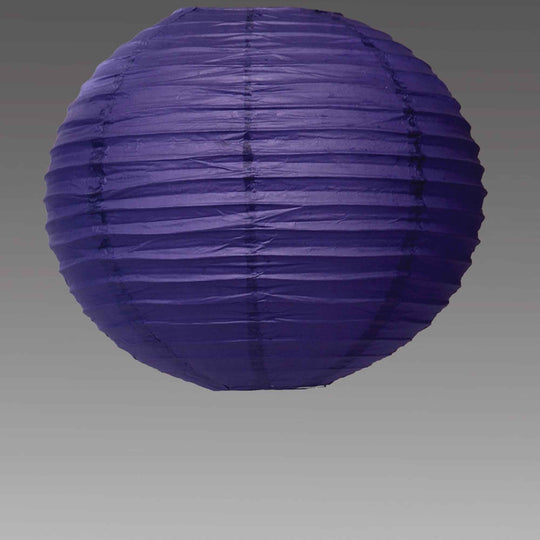 Fourteen Inch Paper Lantern - Purple