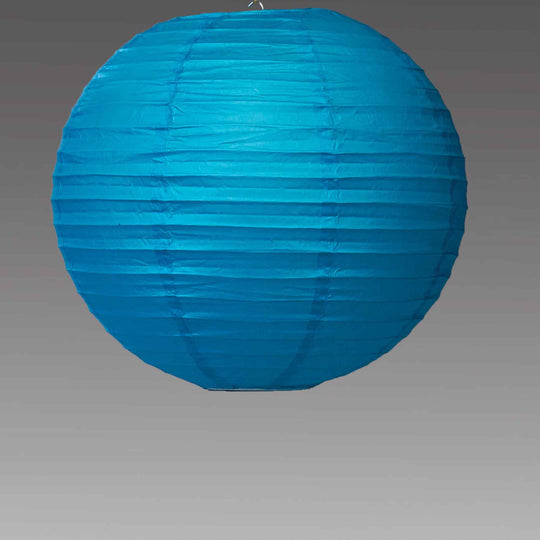 Fourteen Inch Paper Lantern - Turquoise