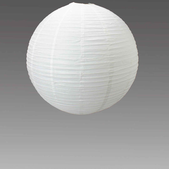 Fourteen Inch Paper Lantern - White