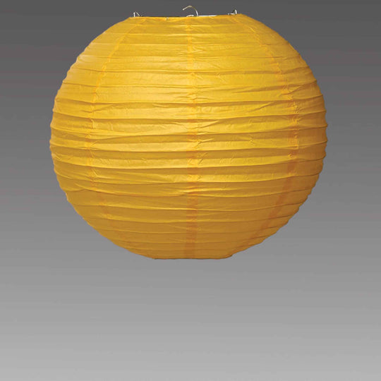 Fourteen Inch Paper Lantern - Yellow
