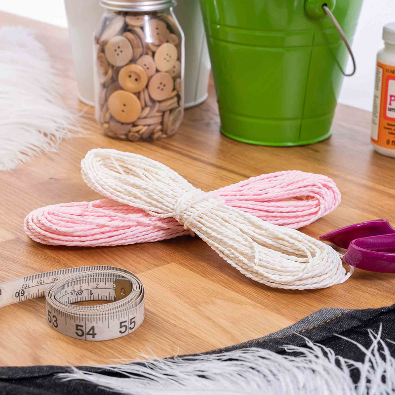 Decorative Twine - Lifestyle Pink and White