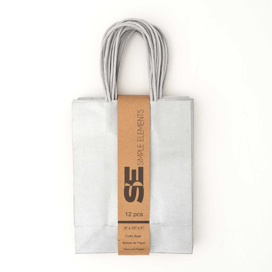 Large Gift Bags - Silver