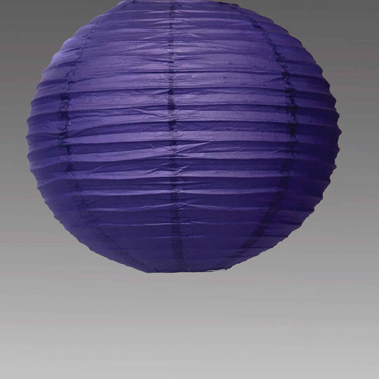 Twelve Inch Paper Lantern - Purple