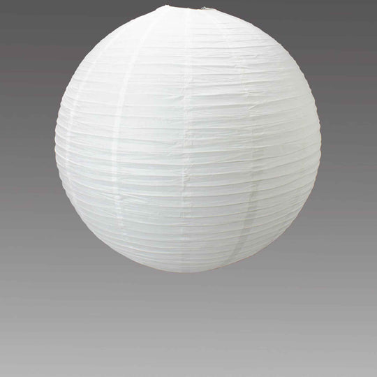 Twelve Inch Paper Lantern - White