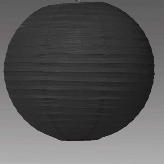 Eighteen Inch Paper Lantern - Black