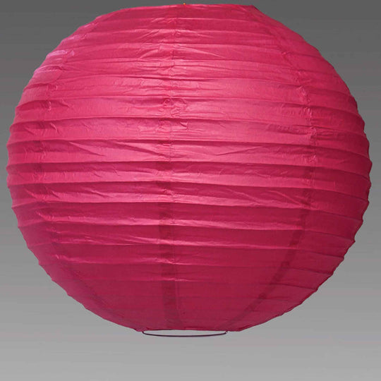 Eighteen Inch Paper Lantern - Fuchsia