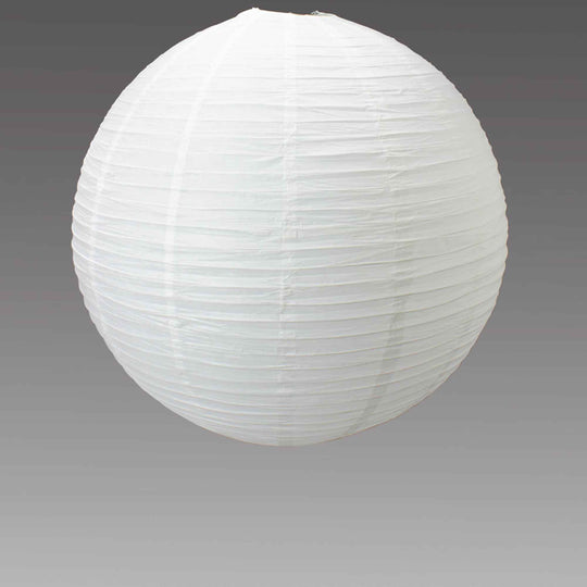 Eighteen Inch Paper Lantern - White