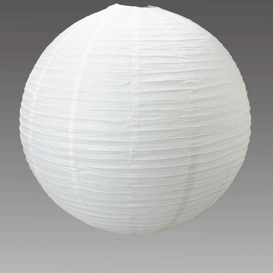 Twenty Four Inch Paper Lantern - White