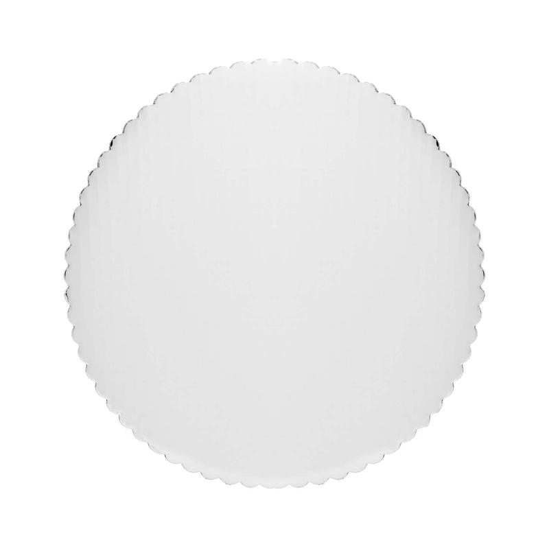 Round Scalloped Cake Board 10" - Set of 6 - Events and Crafts-Dulcet Delights