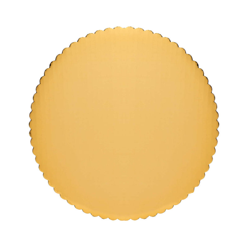 Round Scalloped Cake Board 12" - Set of 6 - Events and Crafts-Dulcet Delights