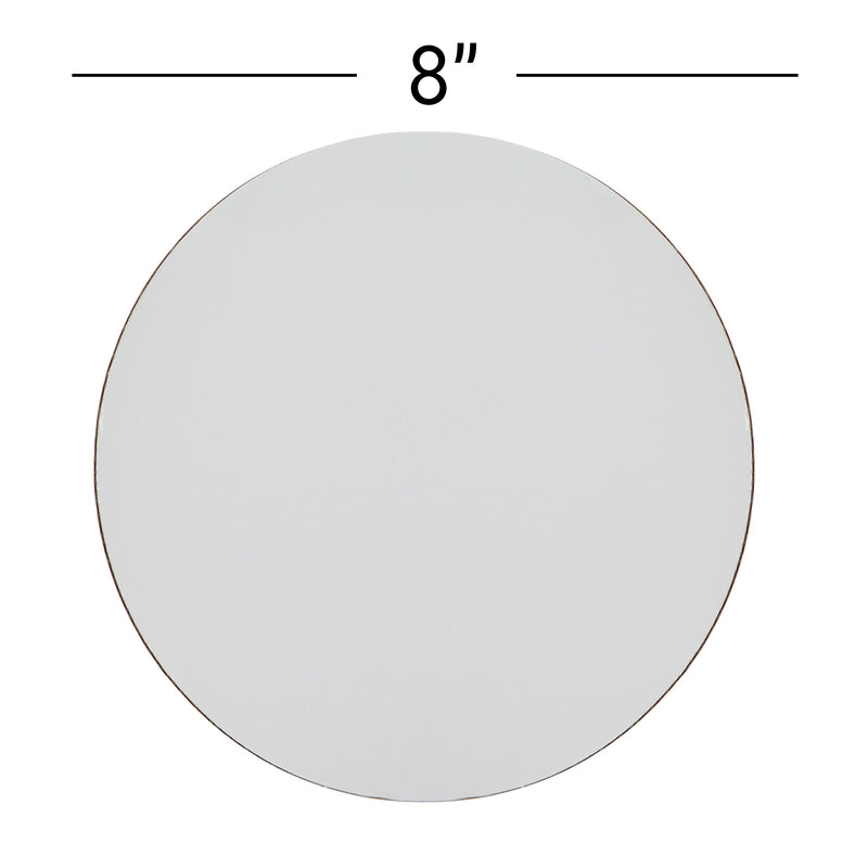 Round Cake Board 8" - Set of 8 - Events and Crafts-Dulcet Delights