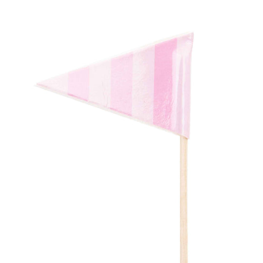 Triangle Flag Pick 12pc/pack - Pink