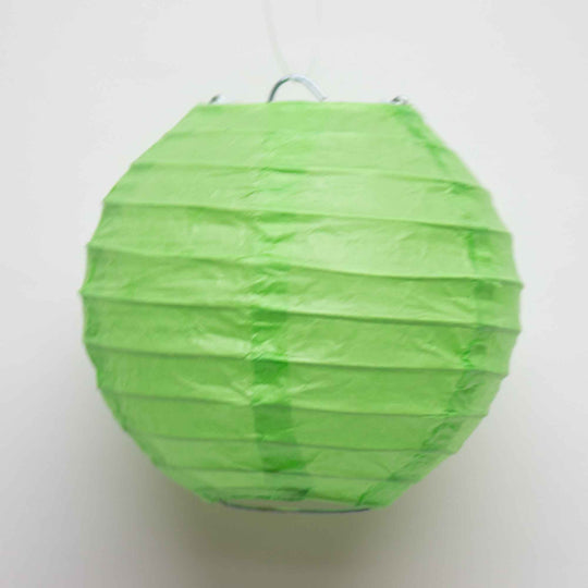 Four Inch Paper Lantern - Apple Green