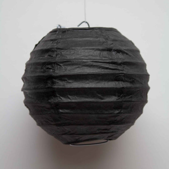 Four Inch Paper Lantern - Black