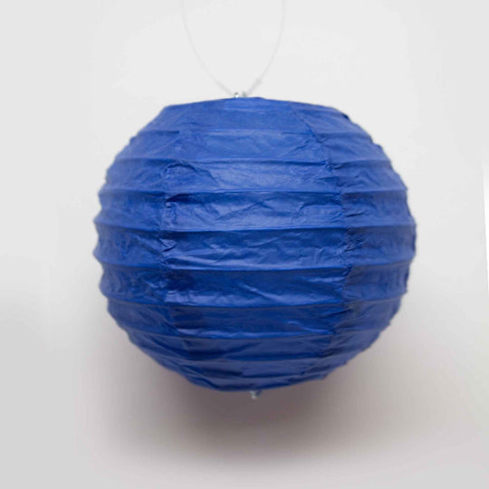 Four Inch Paper Lantern - Royal Blue