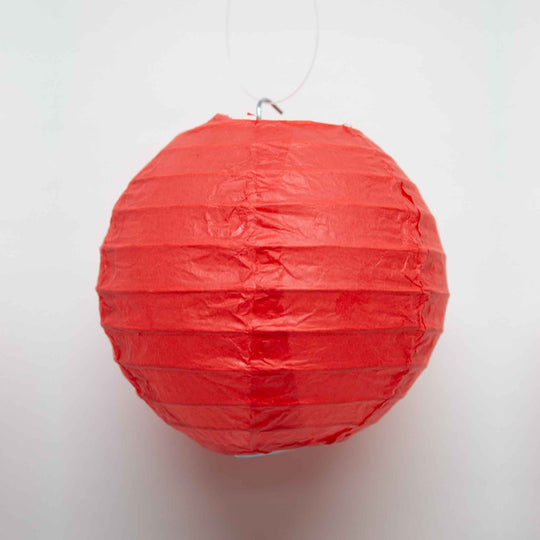 Four Inch Paper Lantern - Red