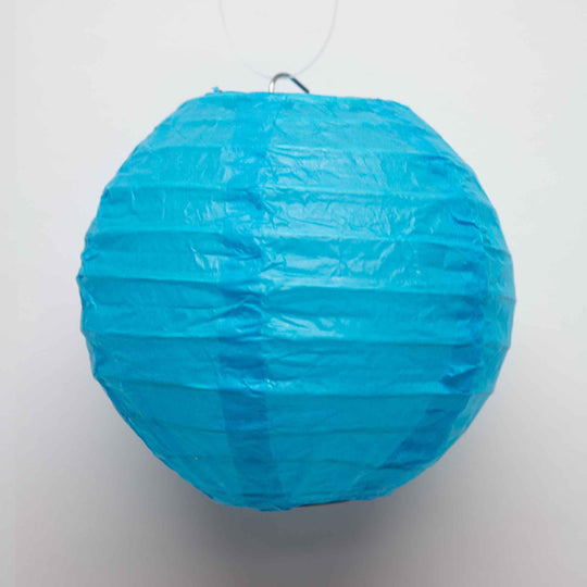 Four Inch Paper Lantern - Turquoise