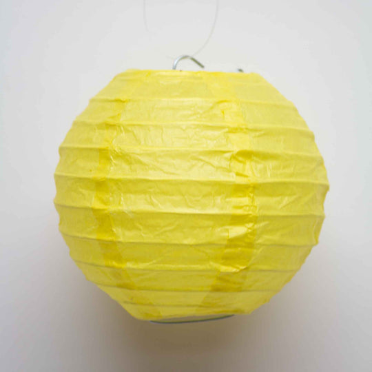 Four Inch Paper Lantern - Yellow