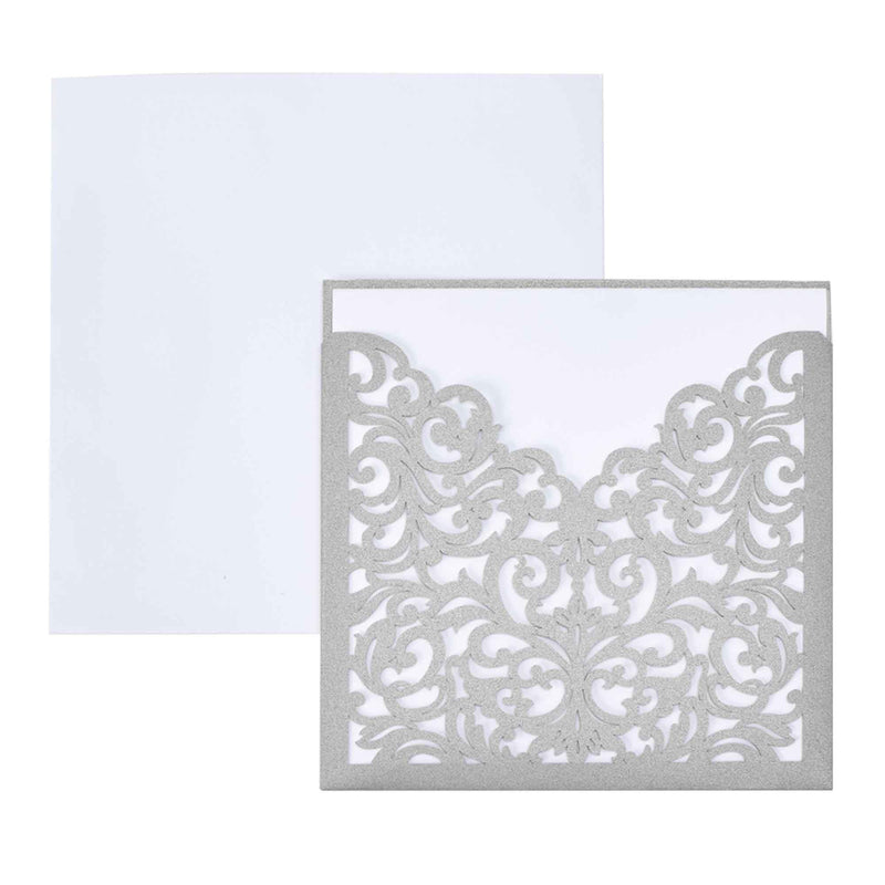 Laser Cut Square Invitation Set - Events and Crafts-Events and Crafts
