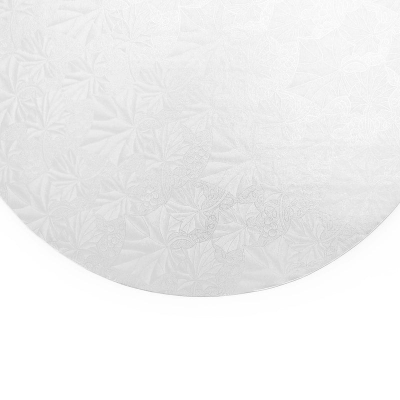 Filigree Round Cake Drum 8" - Set of 5 - Events and Crafts-Dulcet Delights