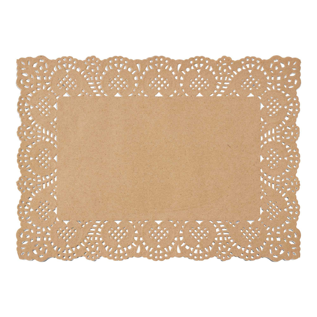 250pcs Brown Round Paper Doilies Lace for Art Craft Assorted for Party  Décor, PACK - Baker's