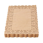 Rectangle Lace Paper Doilies 13½" L x 9¾" W - Set of 250 - Events and Crafts-Dulcet Delights