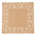 Square Lace Paper Doilies 10" - Set of 250 - Events and Crafts-Dulcet Delights