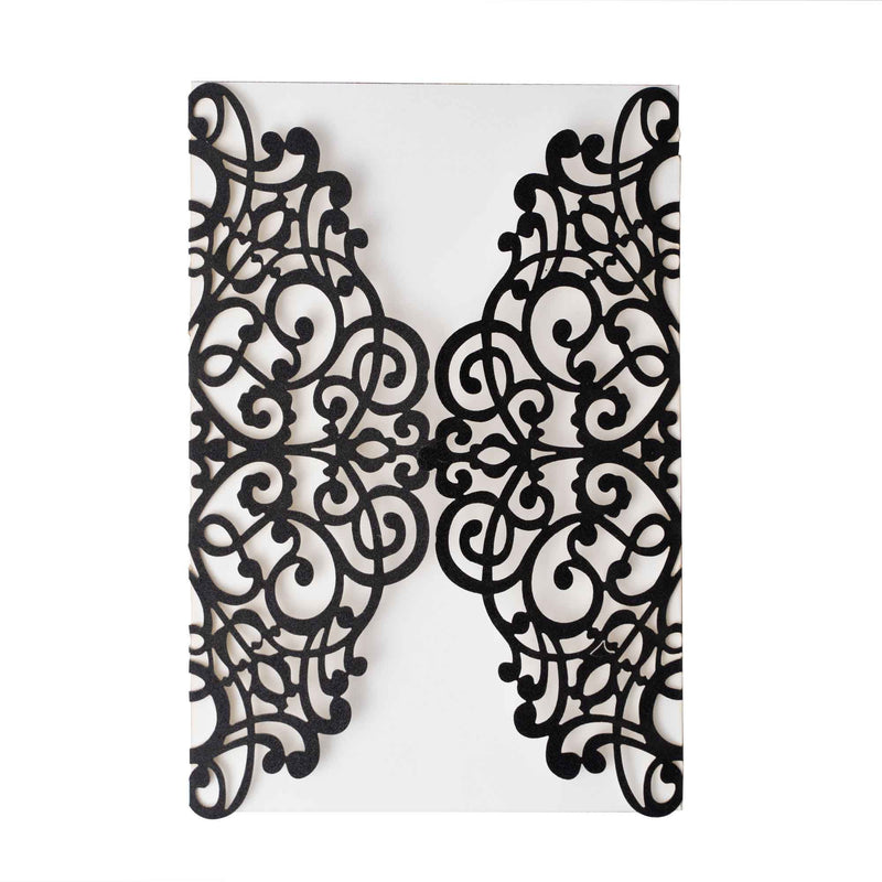 Laser Cut Gate Fold Invitation Set - Events and Crafts-Events and Crafts