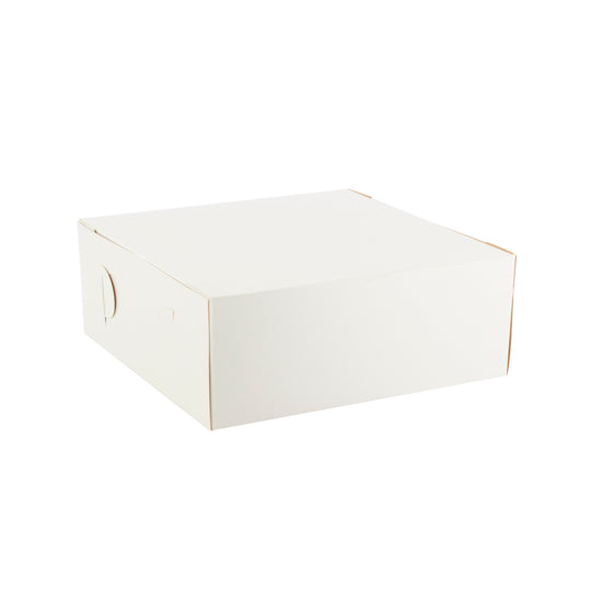 Cake & Pastry Box - 7"W x 7"L x 4"H - Set of 200 - White