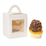 Individual Cupcake Box with Window - Set of 12 - Events and Crafts-Dulcet Delights