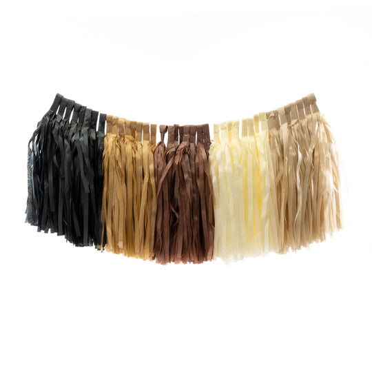 Natural Neutral Colors Tassel Garland 40 piece Set