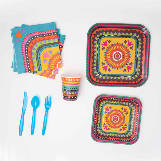 Fiesta Dinnerware Set - 25 People