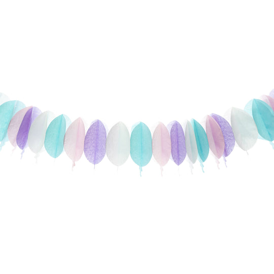 Balloon Shaped Paper Party Garland 12ft - Multicolor