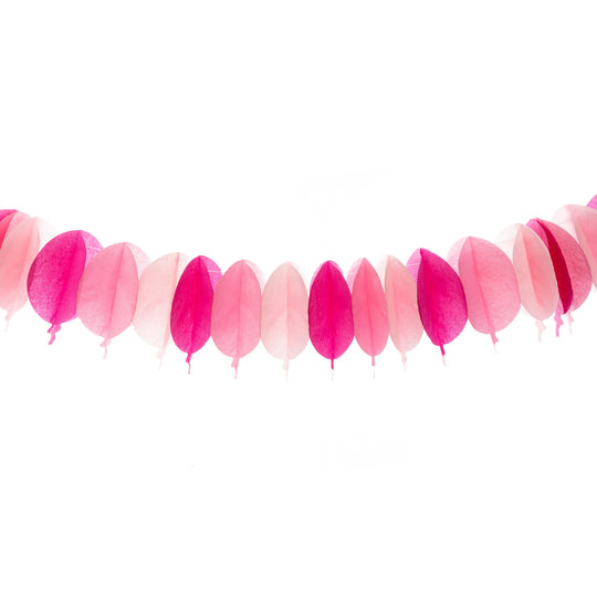 Balloon Shaped Paper Party Garland 12ft - Pink
