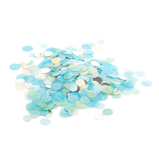 Tissue and Foil Confetti Mix - Blue