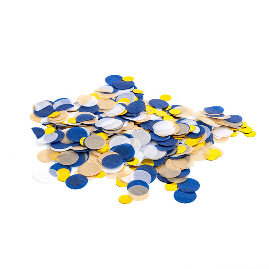 Tissue and Foil Confetti Mix - Navy