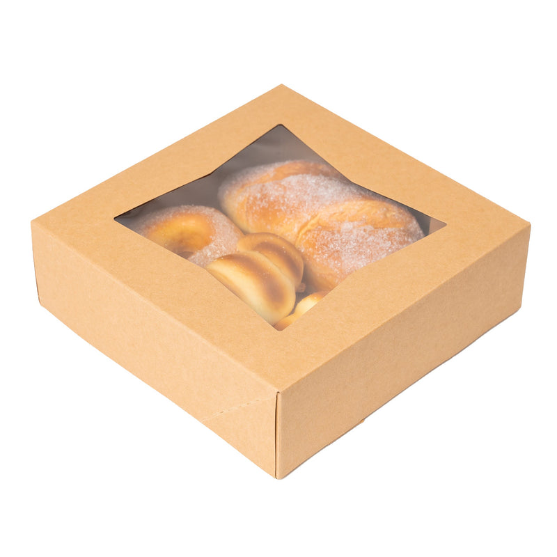 Treat & Pastry Boxes with Window - Pack of 25 - Events and Crafts-Dulcet Delights