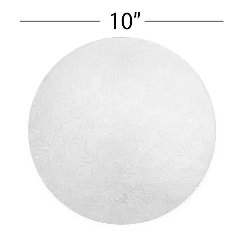 Filigree Round Cake Board 10" - Set of 5 - Events and Crafts-Dulcet Delights