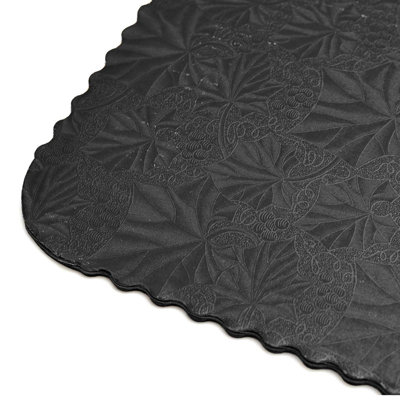 Filigree Scalloped Cake Board Quarter Sheet - Set of 3 - Events and Crafts-Dulcet Delights