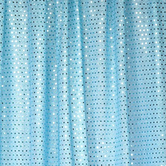 Spangle Knit Fabric Bolt Blue