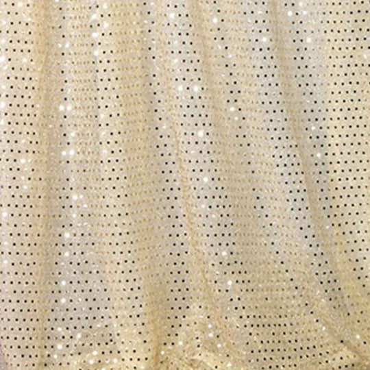 Spangle Knit Fabric Bolt Ivory