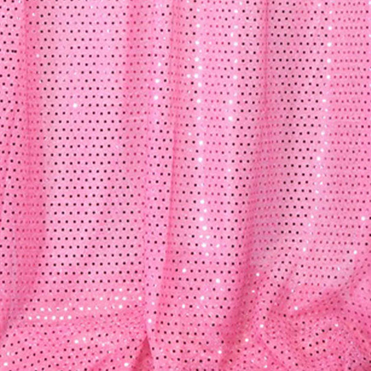 Spangle Knit Fabric Bolt Pink