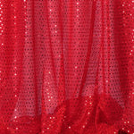 Spangle Knit Fabric Bolt - Red