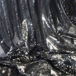 Sequin Dot Fabric Bolt - Black