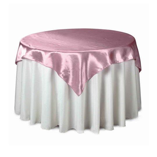 Satin Overlay - 60 inches - Pink