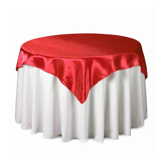 Satin Overlay - 60 inches - Red