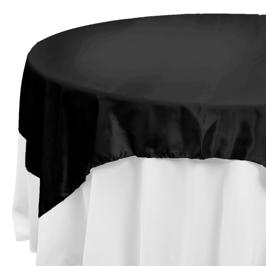 Satin Overlay -72 inches - Black