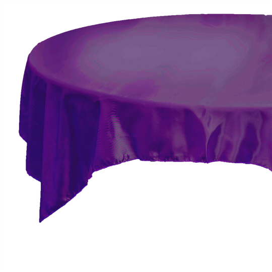 Satin Overlay -72 inches - Purple