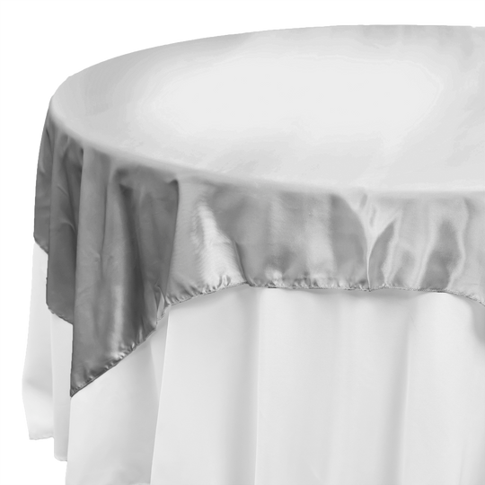 Satin Overlay -72 inches - Silver